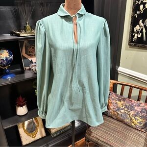 Act III Vintage Light Green Blouse – Size M